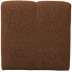 Mojo eetbankje 84cm met rugleuning bouclé roestbruin melange