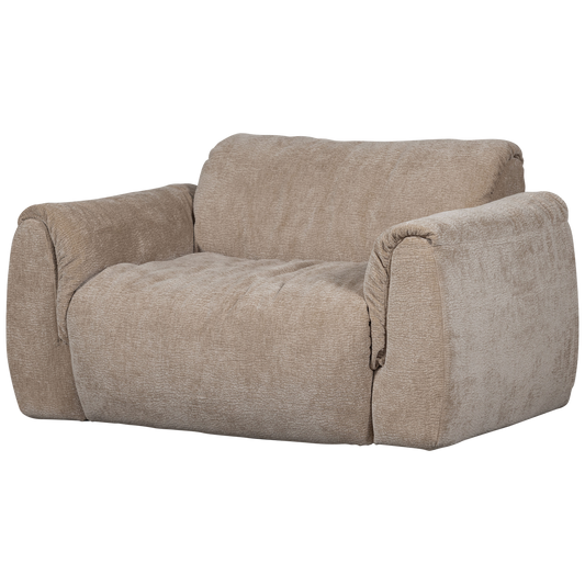Baggy loveseat 3d chenille zand