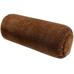 Baggy rolkussen 50x023cm 3d chenille middenbruin