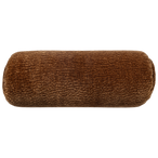 Baggy rolkussen 50x023cm 3d chenille middenbruin