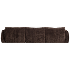 Baggy 3-zits bank 3d chenille donkerbruin