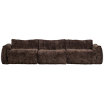 Baggy 3-zits bank 3d chenille donkerbruin