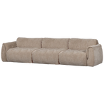 Baggy 3-zits bank 3d chenille zand