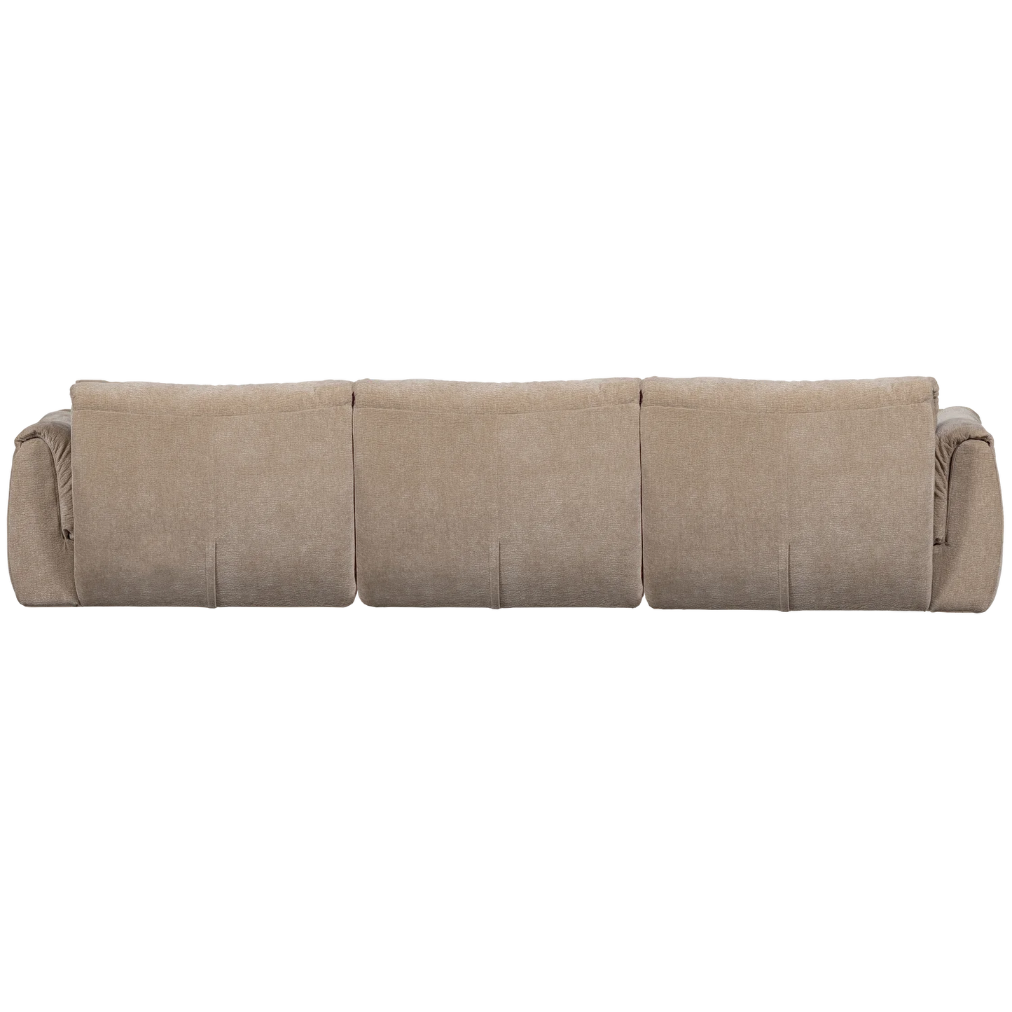 Baggy 3-zits bank 3d chenille zand