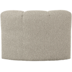 Mojo eetbankje hoek met rugleuning bouclé beige melange