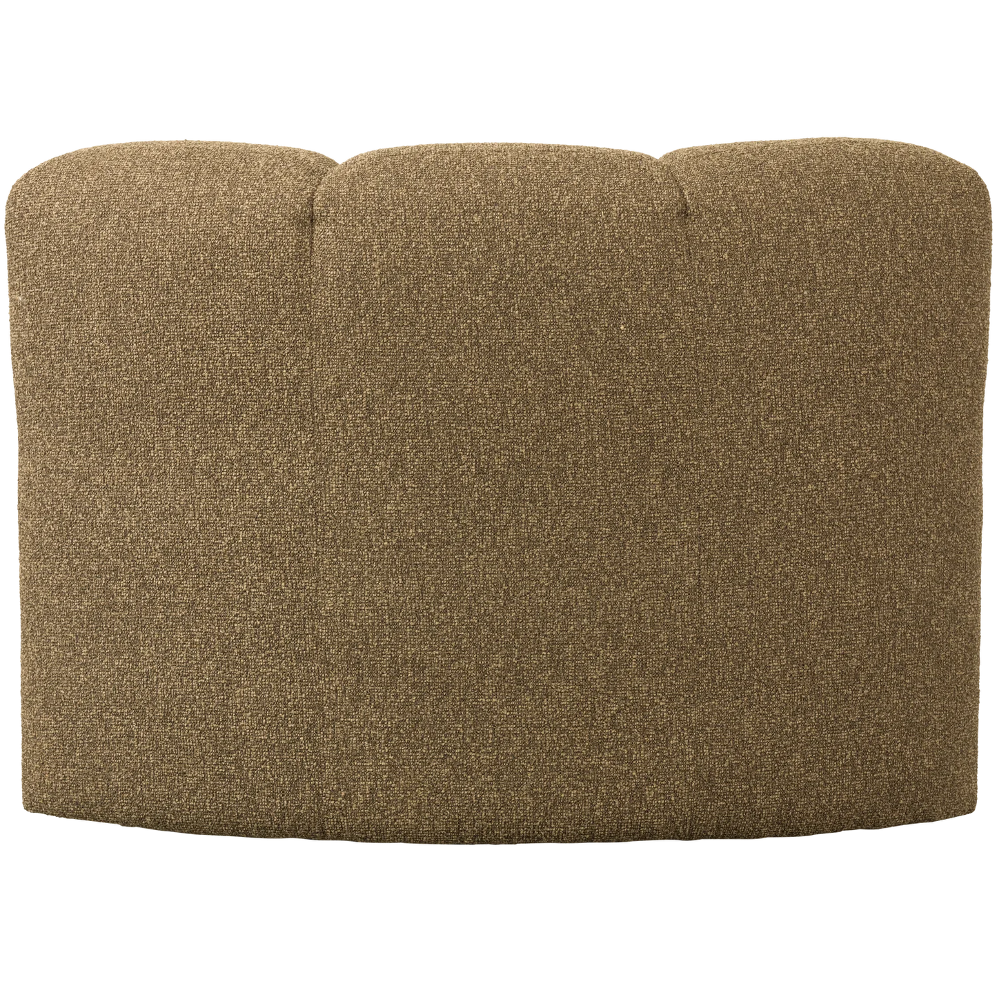 Mojo eetbankje hoek met rugleuning bouclé geel/bruin melange