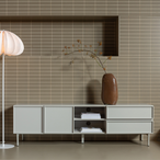 Dalia vloerlamp tyvek papier wit 150xo50 cm