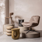 Noble eetkamerstoel zand melange