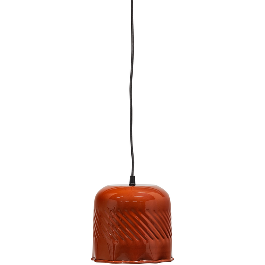 Arleso hanglamp metaal oranje/bruin