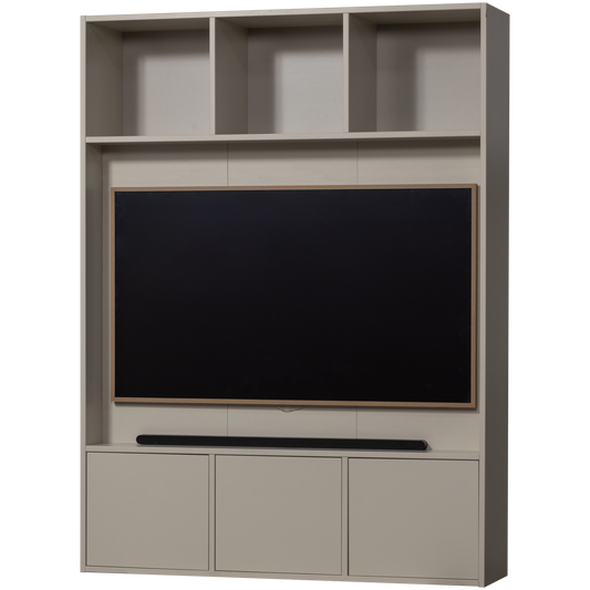 Meggy tv opbergkast 160 cm grenen dust [fsc]