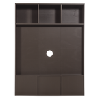 Meggy tv opbergkast 160 cm grenen middenbruin [fsc]