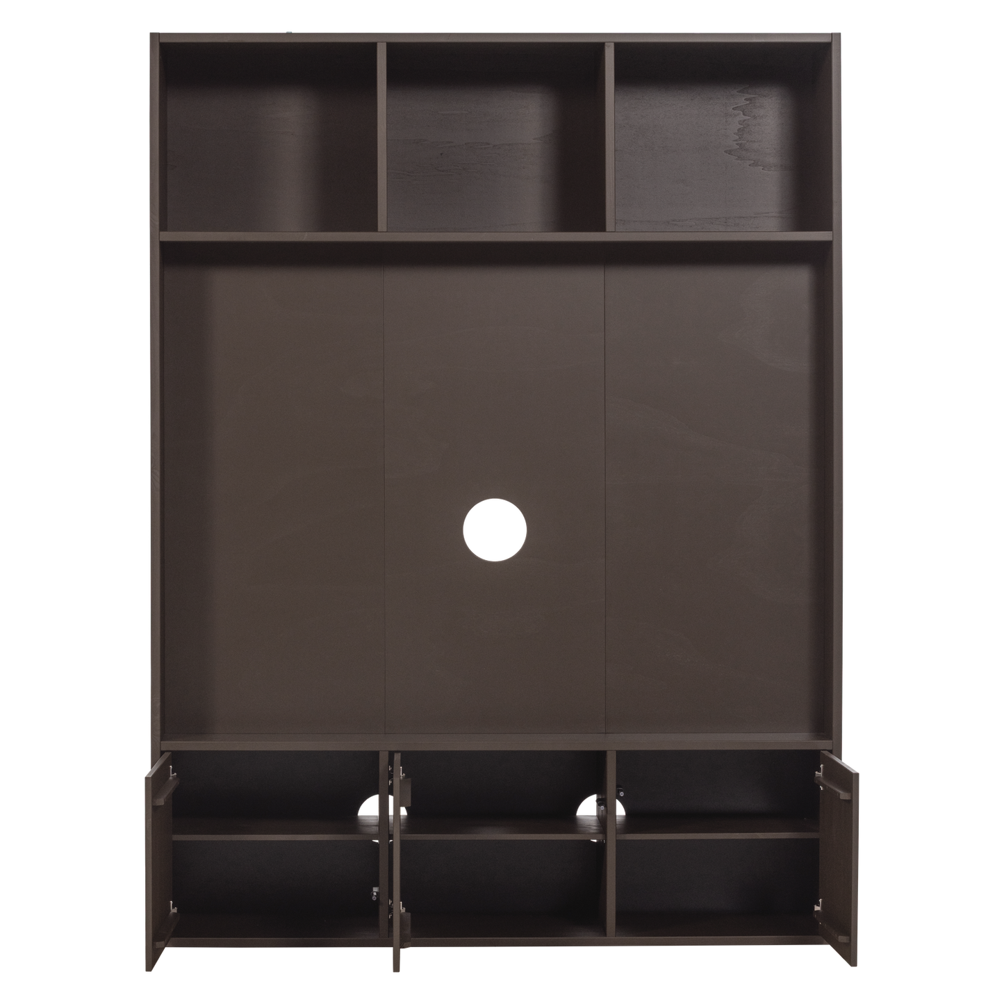 Meggy tv opbergkast 160 cm grenen middenbruin [fsc]