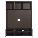 Meggy tv opbergkast 160 cm grenen middenbruin [fsc]