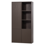 Meggy opbergkast links 108 cm grenen middenbruin [fsc]