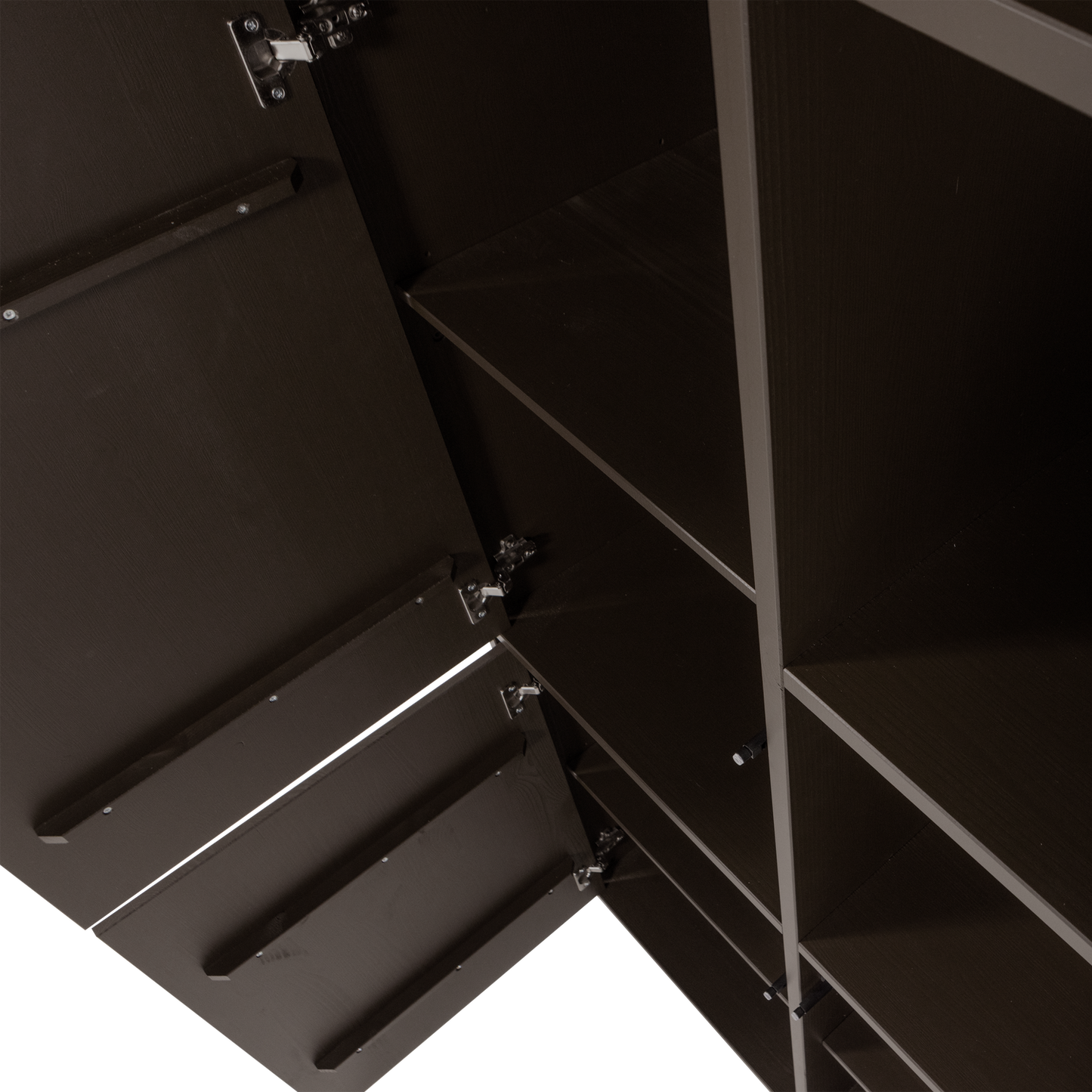 Meggy opbergkast links 108 cm grenen middenbruin [fsc]