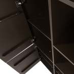 Meggy opbergkast links 108 cm grenen middenbruin [fsc]