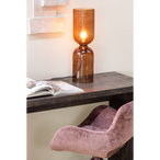 Eliva eetkamerstoel structure velvet paars - set van 2