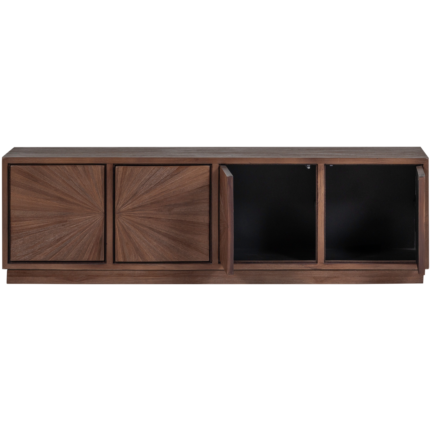 Sun tv meubel recycled teak bruin