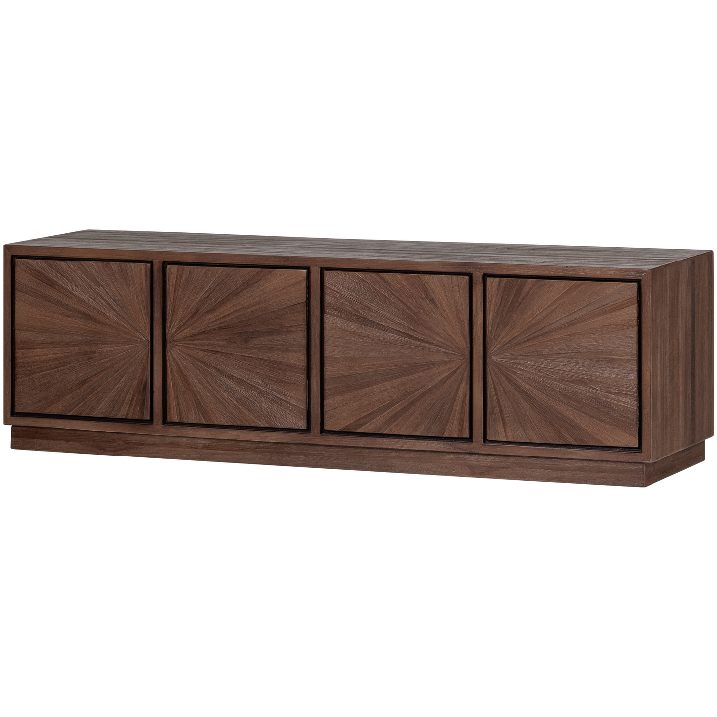 Sun tv meubel recycled teak bruin