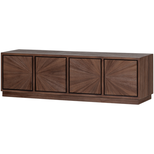 Sun tv meubel recycled teak bruin