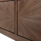 Sun tv meubel met open vak recycled teak bruin