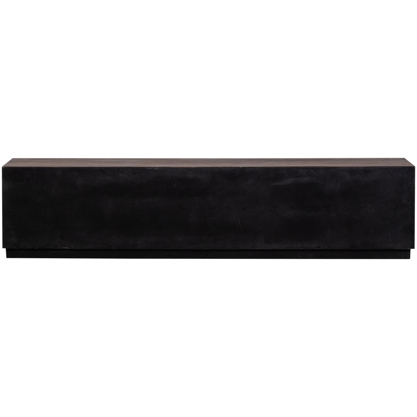 Sun tv meubel met open vak recycled teak bruin