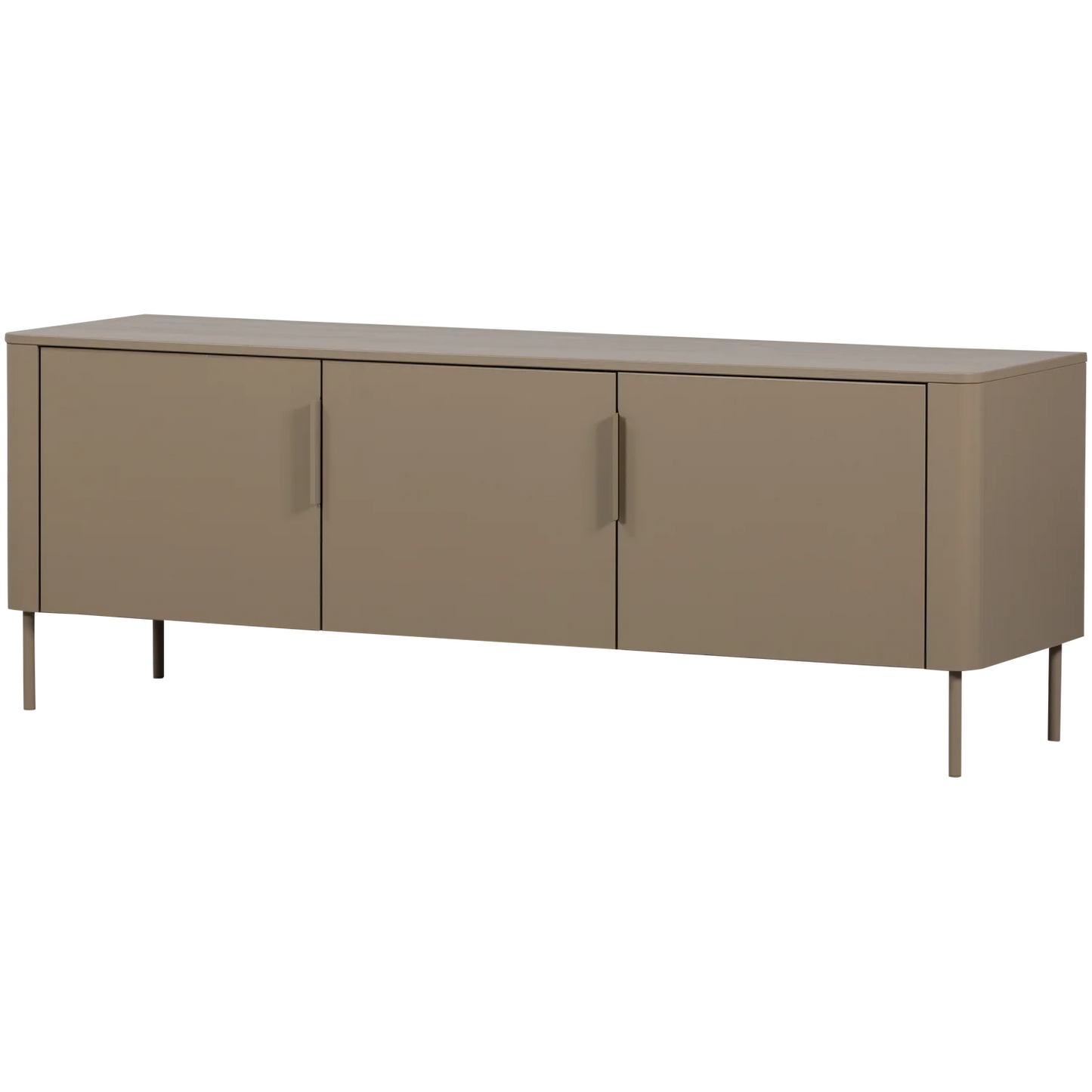 Gunnar tv meubel 200 cm grenen mud [fsc]