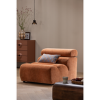 Elle hanglamp klein glas bruin