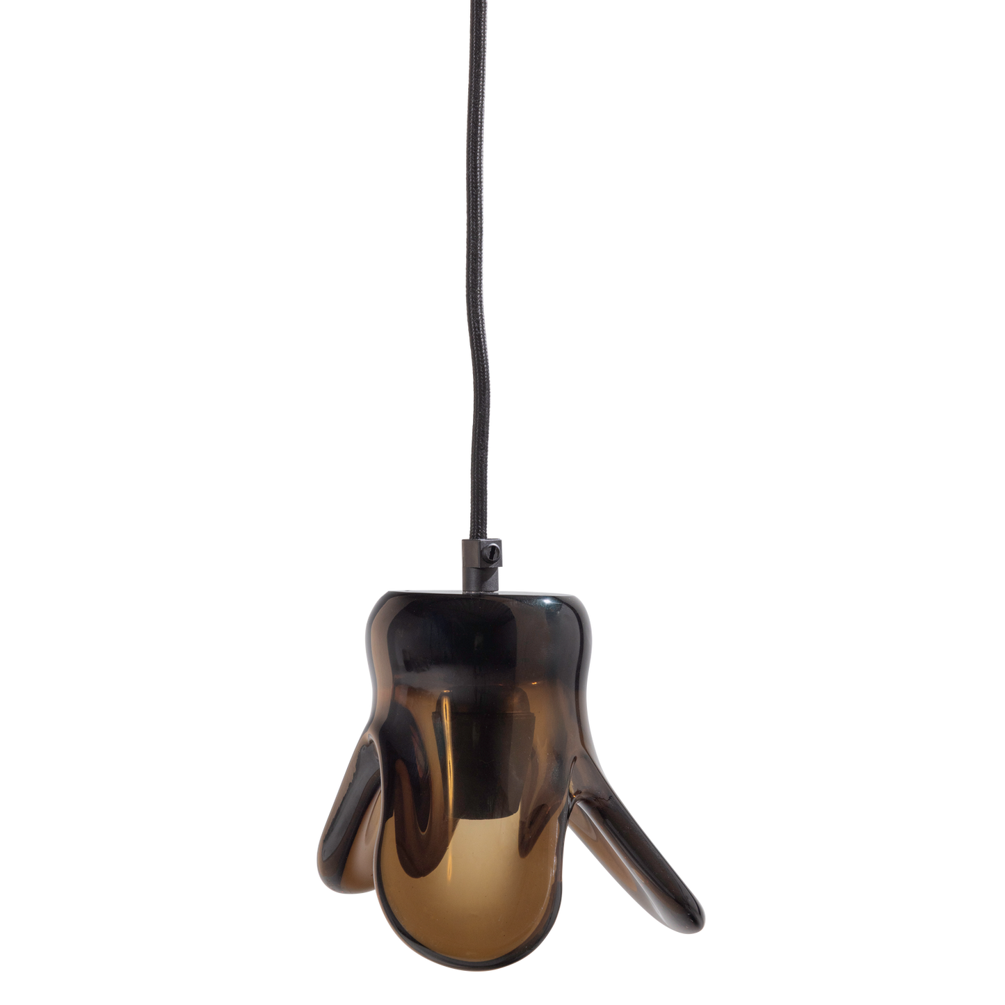 Elle hanglamp groot glas groen