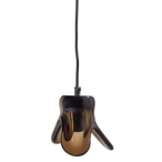 Elle hanglamp groot glas groen