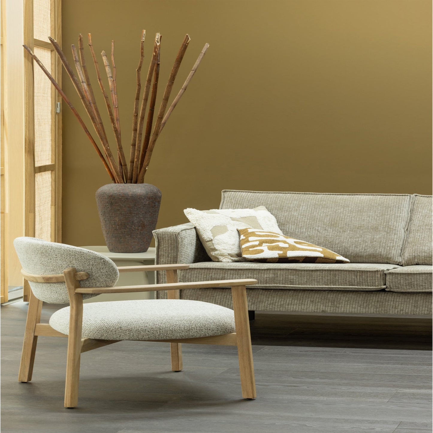 Tablo salontafel 60 cm eiken dakargrau [fsc]