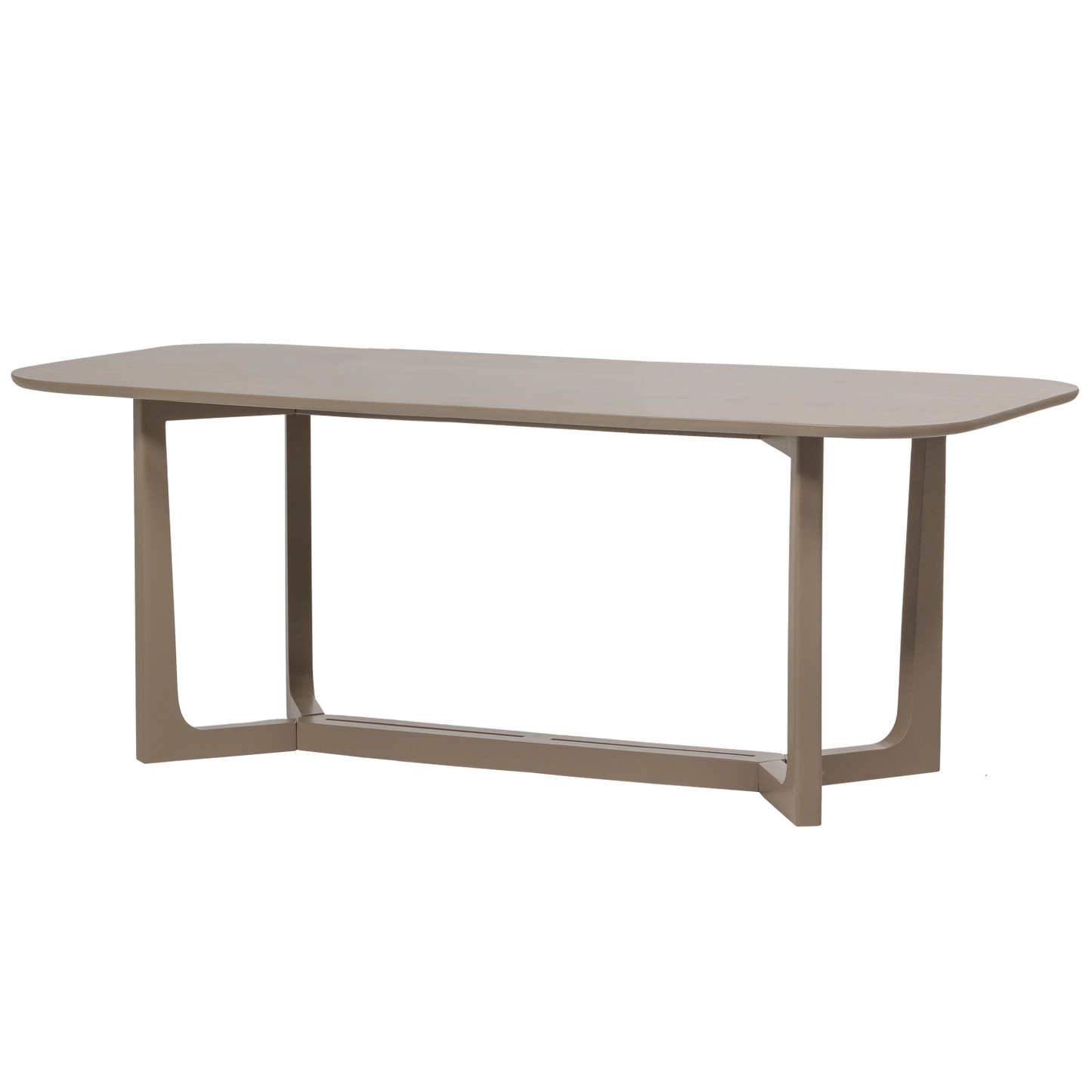 Ferion eettafel mangohout mud 180x90cm