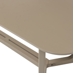 Ferion eettafel mangohout mud 180x90cm