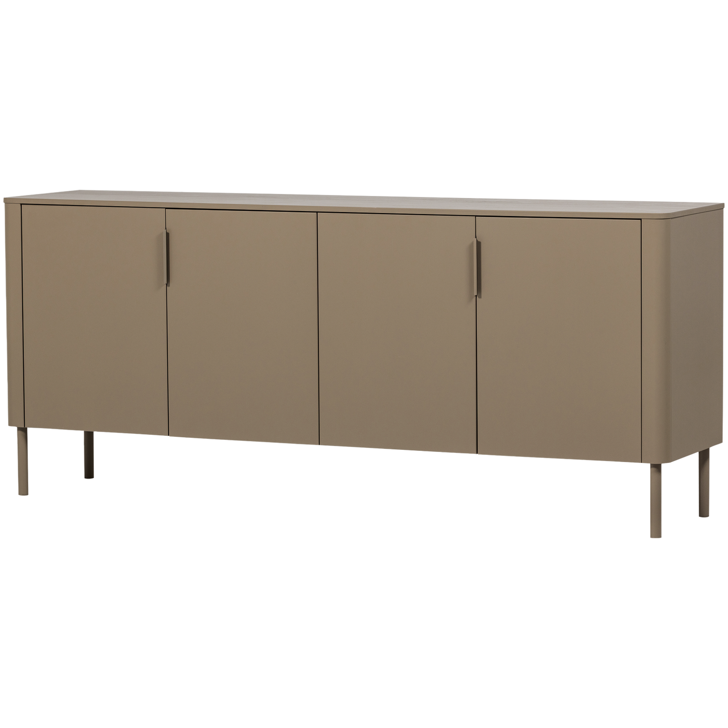 Gunnar dressoir 200 cm grenen mud [fsc]