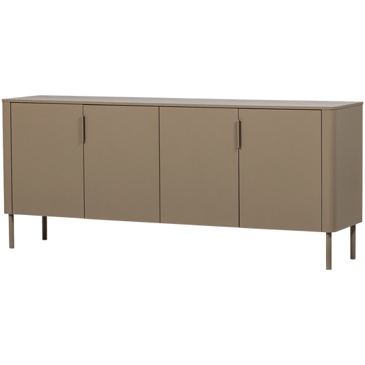 Gunnar dressoir 200 cm grenen mud [fsc]