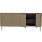 Gunnar dressoir 200 cm grenen mud [fsc]
