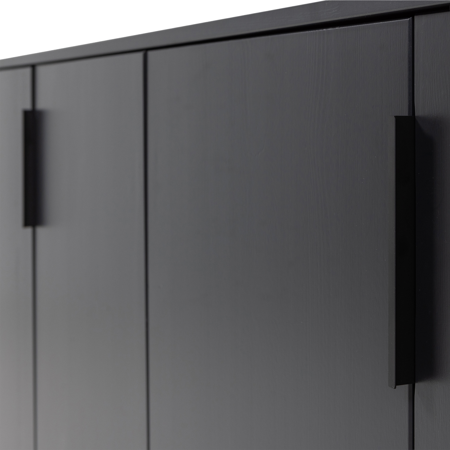 Gunnar dressoir 200 cm grenen matzwart [fsc]