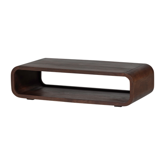 Kinu salontafel mangohout donkerbruin [fsc]