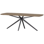 Tablo eettafel deens ovaal vj 220x100cm cashmere brown [fsc]