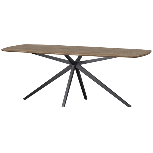 Tablo eettafel deens ovaal vj 220x100cm cashmere brown [fsc]