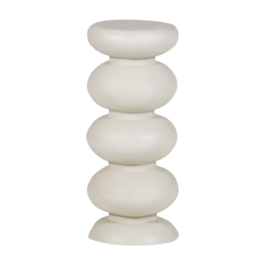 Brilo bijzettafel metaal creme