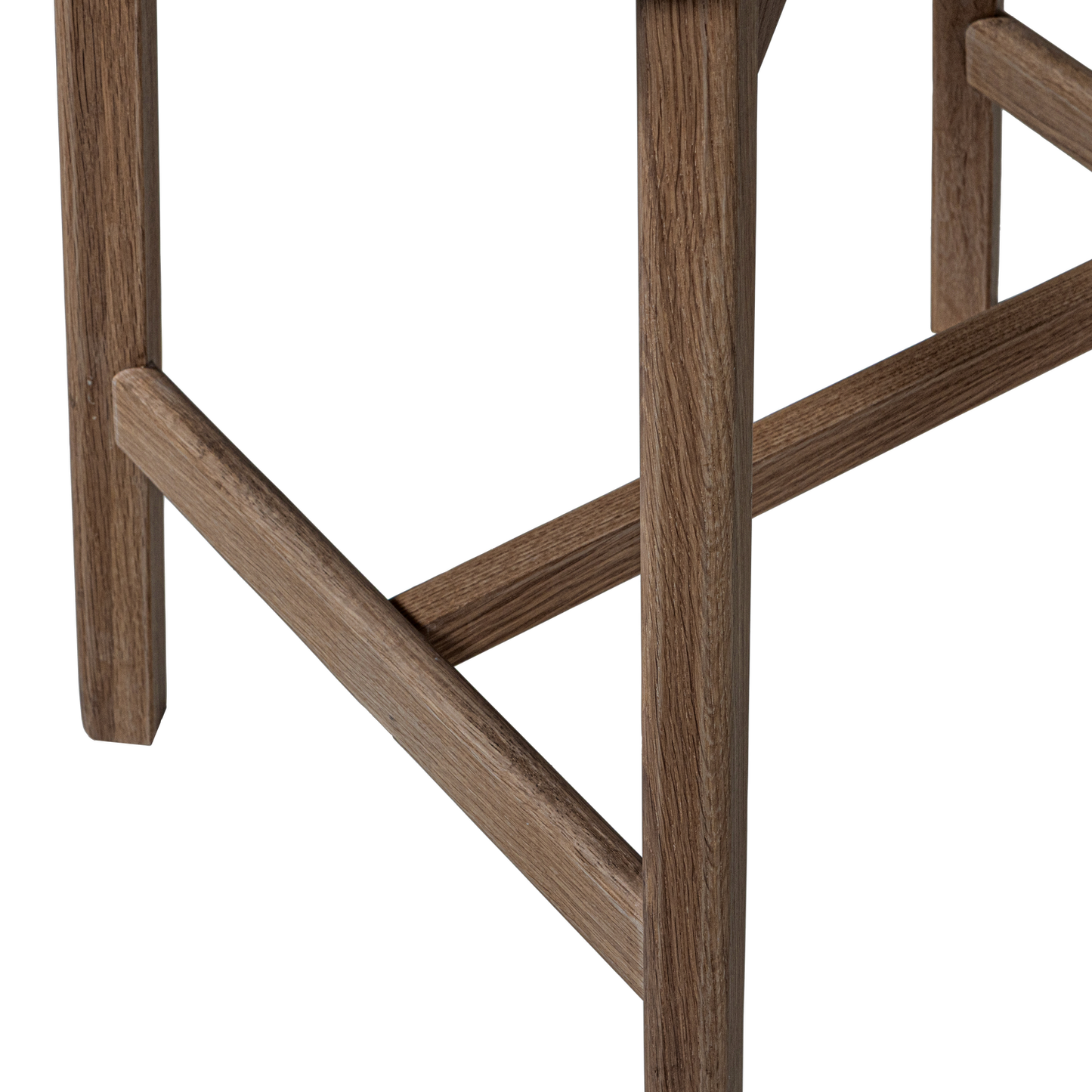 Udar barstoel naturel met houten frame bruin [fsc]