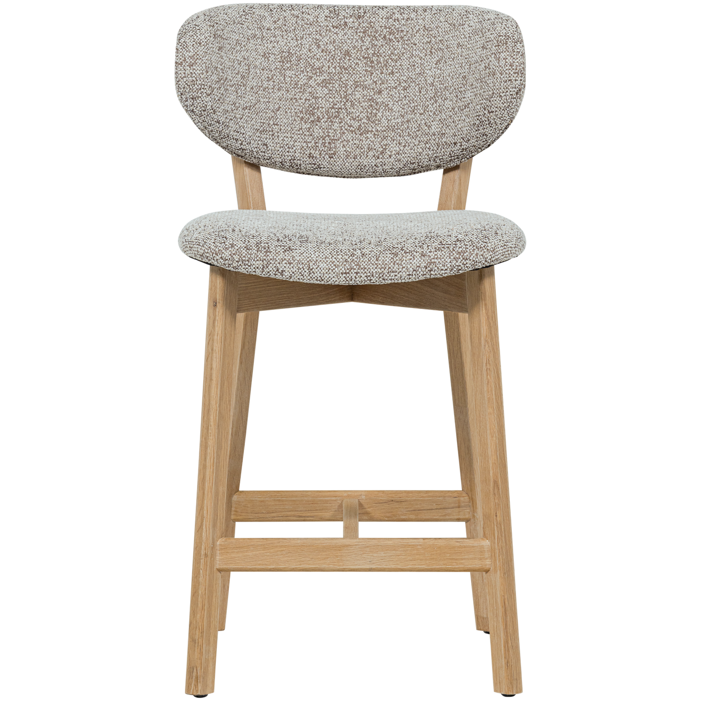 Udar barstoel naturel met houten frame naturel [fsc]