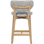 Udar barstoel naturel met houten frame naturel [fsc]