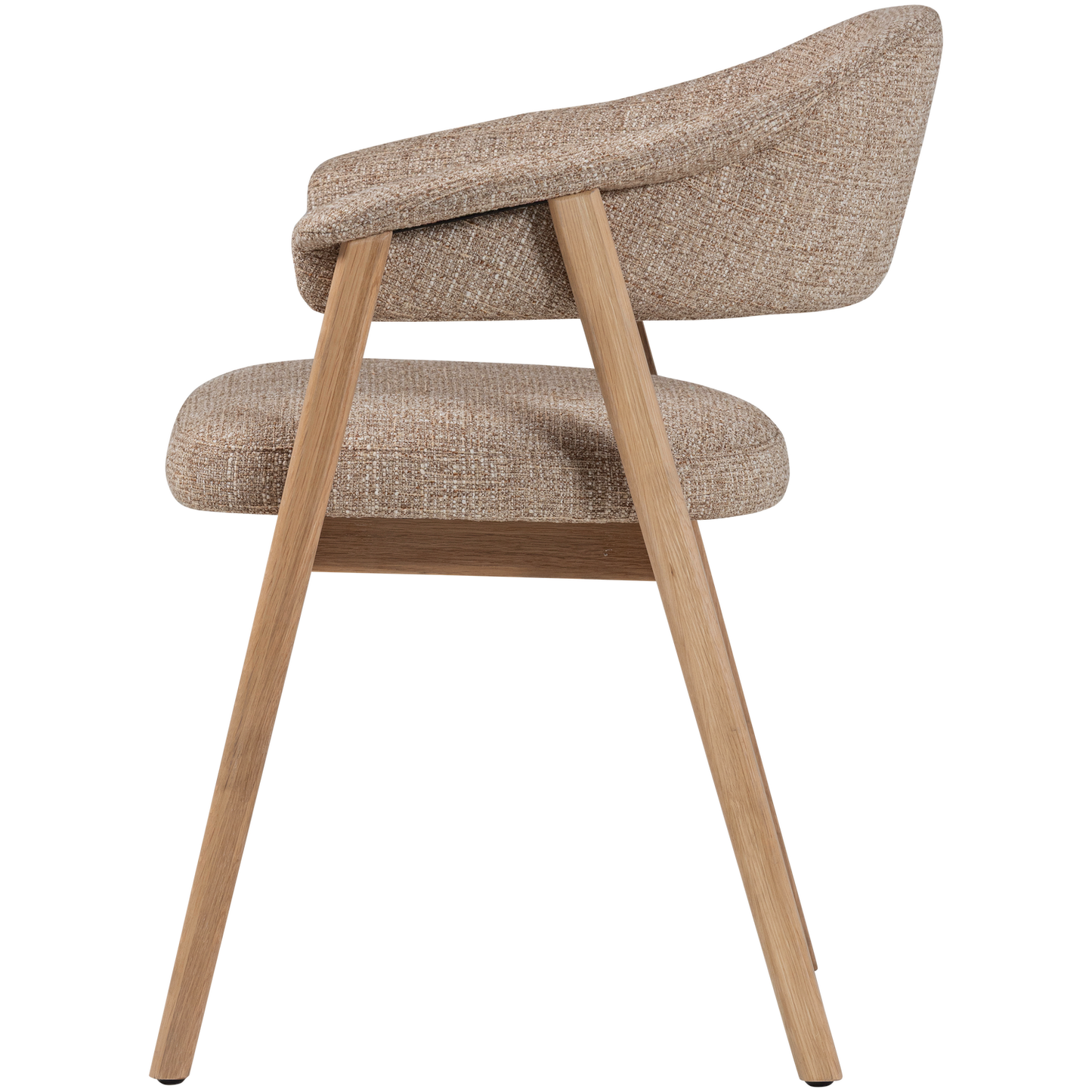 Tunar eetkamerstoel met armleuning hout naturel [fsc]