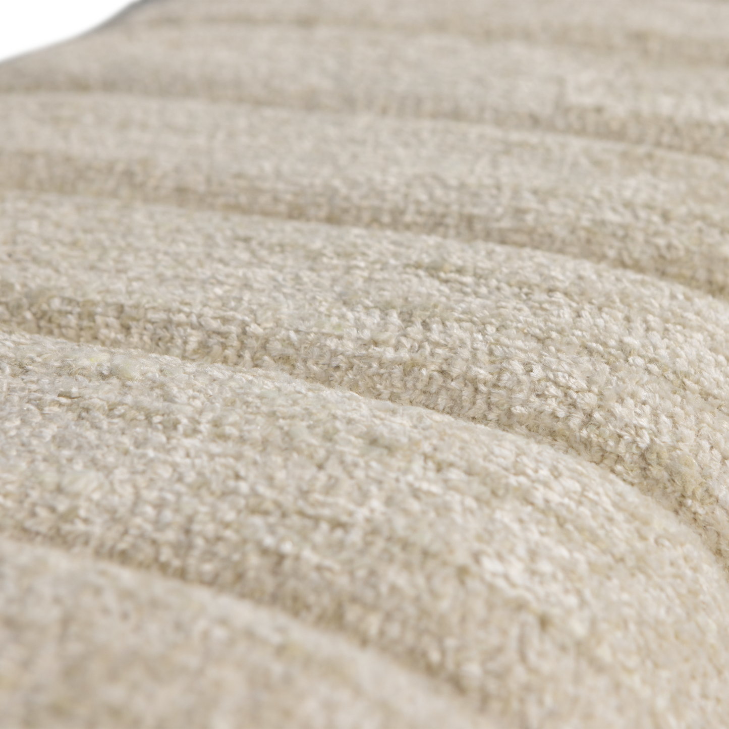 Frex gestoffeerd bankje boucle naturel [fsc]