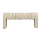 Frex gestoffeerd bankje boucle naturel [fsc]