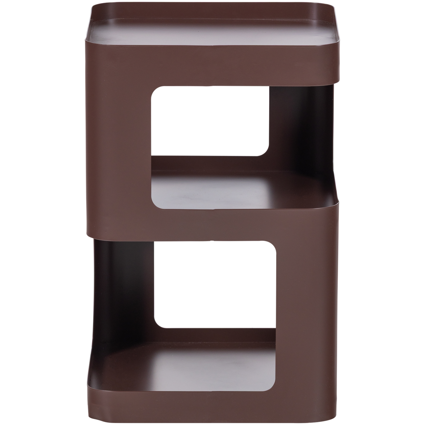 Riv bijzettafel/nachtkastje metaal paars/bruin