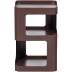 Riv bijzettafel/nachtkastje metaal paars/bruin