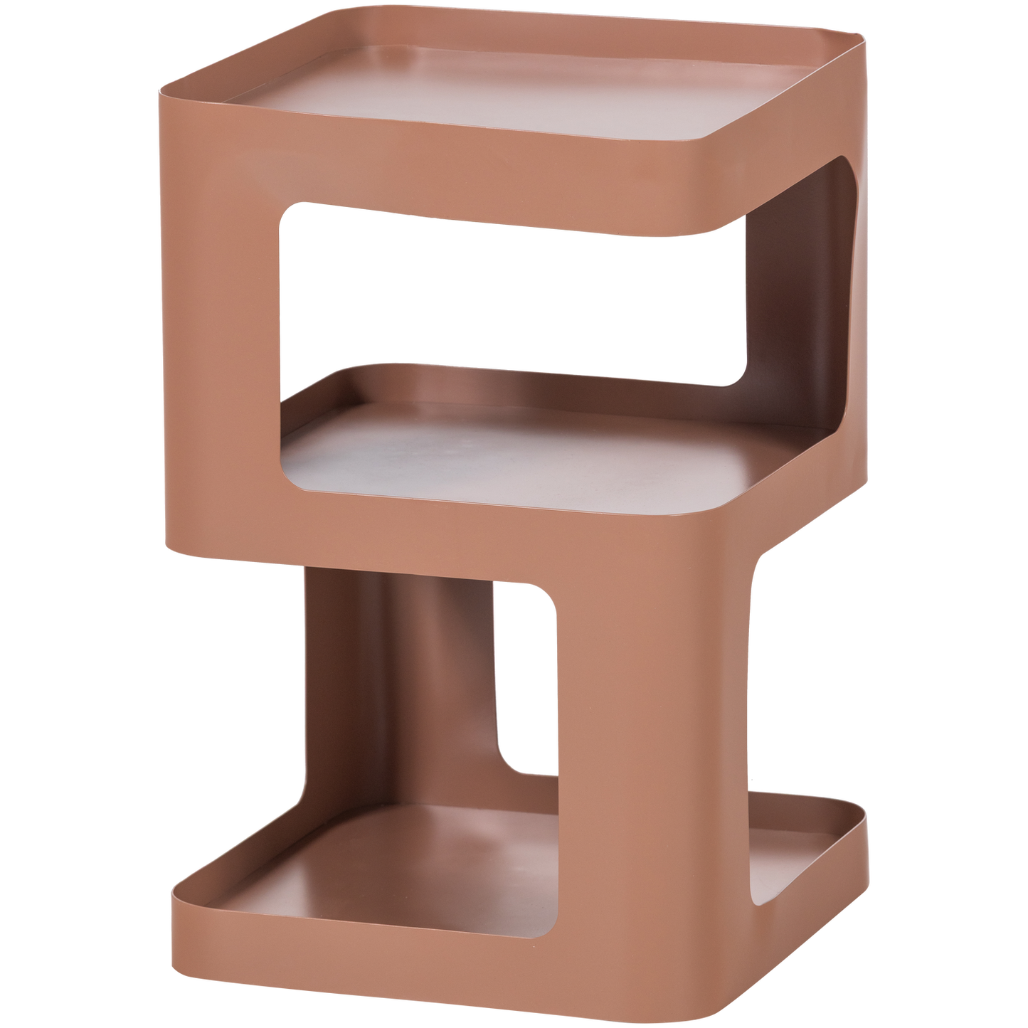 Riv bijzettafel/nachtkastje metaal zalmroze